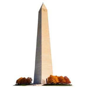 Washington Monument In Autumn PNG 06202024