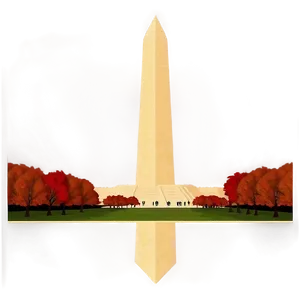 Washington Monument In Bold Colors Png Yim87 PNG image