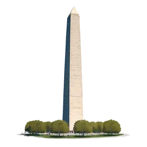 Washington Monument On Sunny Day PNG 06202024