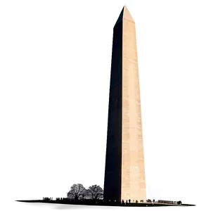 Washington Monument Silhouette PNG 06202024