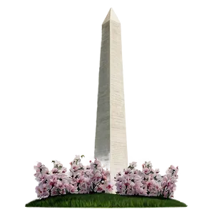 Washington Monument Spring Landscape PNG 06202024 PNG