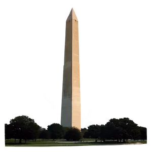 Washington Monument Sunset Background PNG 90