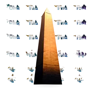 Washington Monument Sunset Background PNG Bby55 PNG