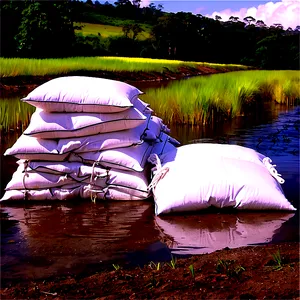 Water Diversion Sandbags PNG Opf36 PNG