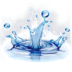 Water Drop Splash PNG 12