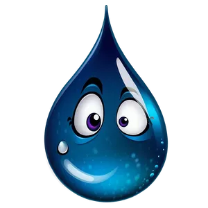 Water Droplet Character Png 6 PNG image