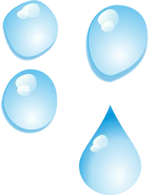 Water Droplets Transformation PNG image