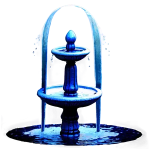 Water Fountain Park PNG Aqq