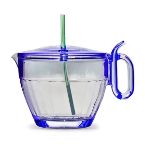 Water Jug With Straw PNG 06292024