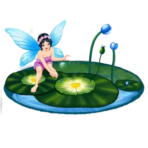 Water Lily Fairy PNG 78