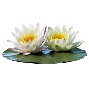 Water Lily Serene PNG Fba