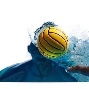 Water Polo Ball Close-up PNG Kqe