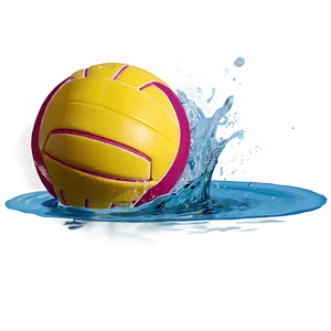 Water Polo Ball In Water Png 06132024 PNG image