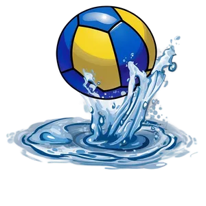 Water Polo Ball Splash PNG 10