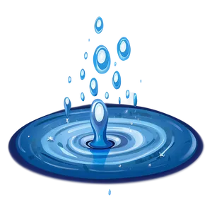 Water Puddle Illustration Png 06132024 PNG image