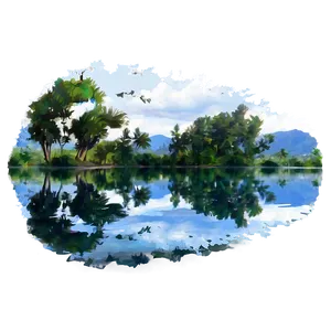 Water Reflection Png 41 PNG image