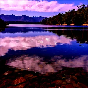 Water Reflections By The Dam PNG 06292024