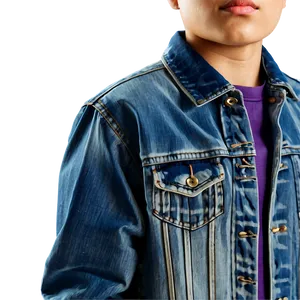 Water Resistant Jean Jacket PNG Ker45 PNG