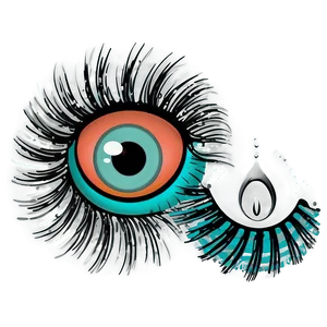 Water-resistant Lashes Png Ndm34 PNG image