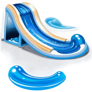 Water Slide Curve PNG 90