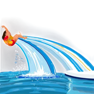 Water Slide Dive PNG Jgd