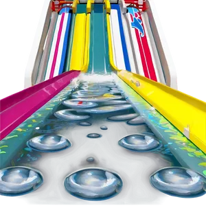Water Slide Excitement PNG Btr