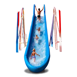 Water Slide Plunge PNG 06122024