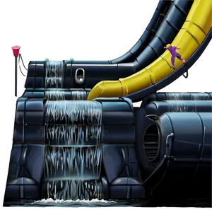 Water Slide Plunge PNG 34