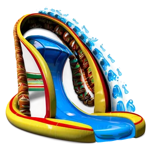 Water Slide Spiral PNG 06122024