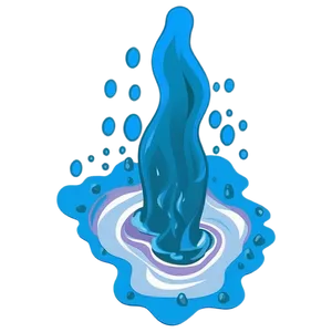 Water Spill Graphic Png Klw34 PNG image