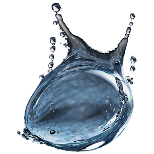 Water Splash Droplets PNG Wcw30
