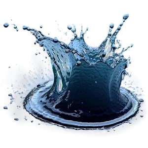 Water Splash Hit Effect Png 06282024 PNG image