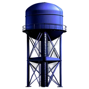 Water Tower Night View Png Nxo94 PNG image