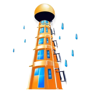 Water Tower PNG Bsw