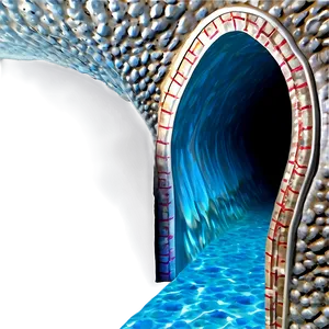 Water Tunnel Under Sea Png 86 PNG image