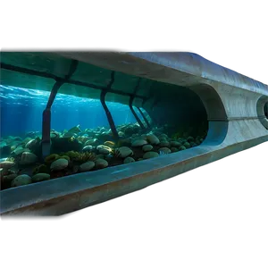 Water Tunnel Under Sea PNG Gva57 PNG
