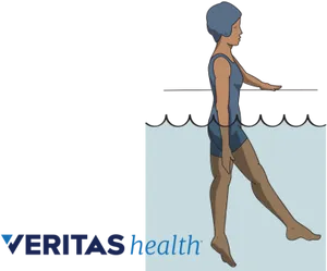 Water Walking Exercise Illustration