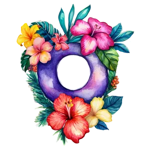 Watercolor Aloha Print Png Rpo PNG image