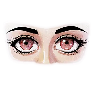 Watercolor Anime Eyes PNG Gjk PNG
