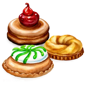 Watercolor Baking And Pastry Png Fun82 PNG image