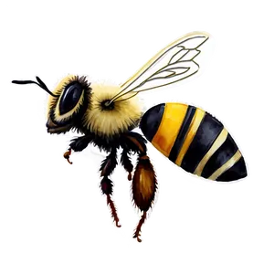 Watercolor Bee Png Gbl PNG image