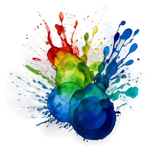 Watercolor Brush Splash Png 8 PNG image