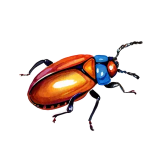 Watercolor Bug PNG 86