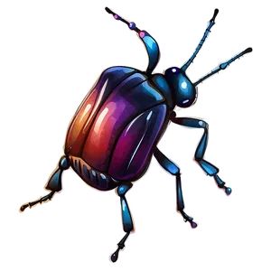 Watercolor Bug PNG Peu