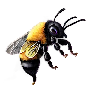 Watercolor Bumblebee Art PNG Cwg22 PNG
