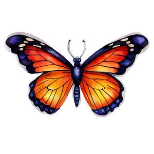 Watercolor Butterfly Clipart Png Gms PNG image