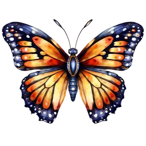 Watercolor Butterfly Clipart Png Rvx23 PNG image