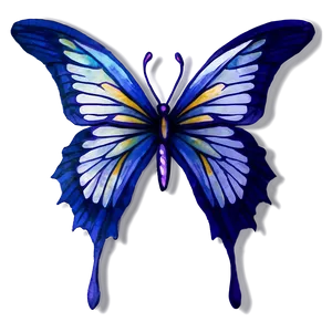 Watercolor Butterfly Sticker Png 80 PNG image