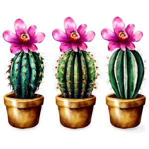 Watercolor Cactus Png 83 PNG image