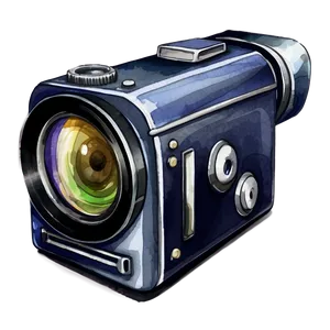 Watercolor Camera Logo PNG Uvg PNG